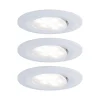 Paulmann Calla drejelig dim Ø9cm 840 3 stk hvid