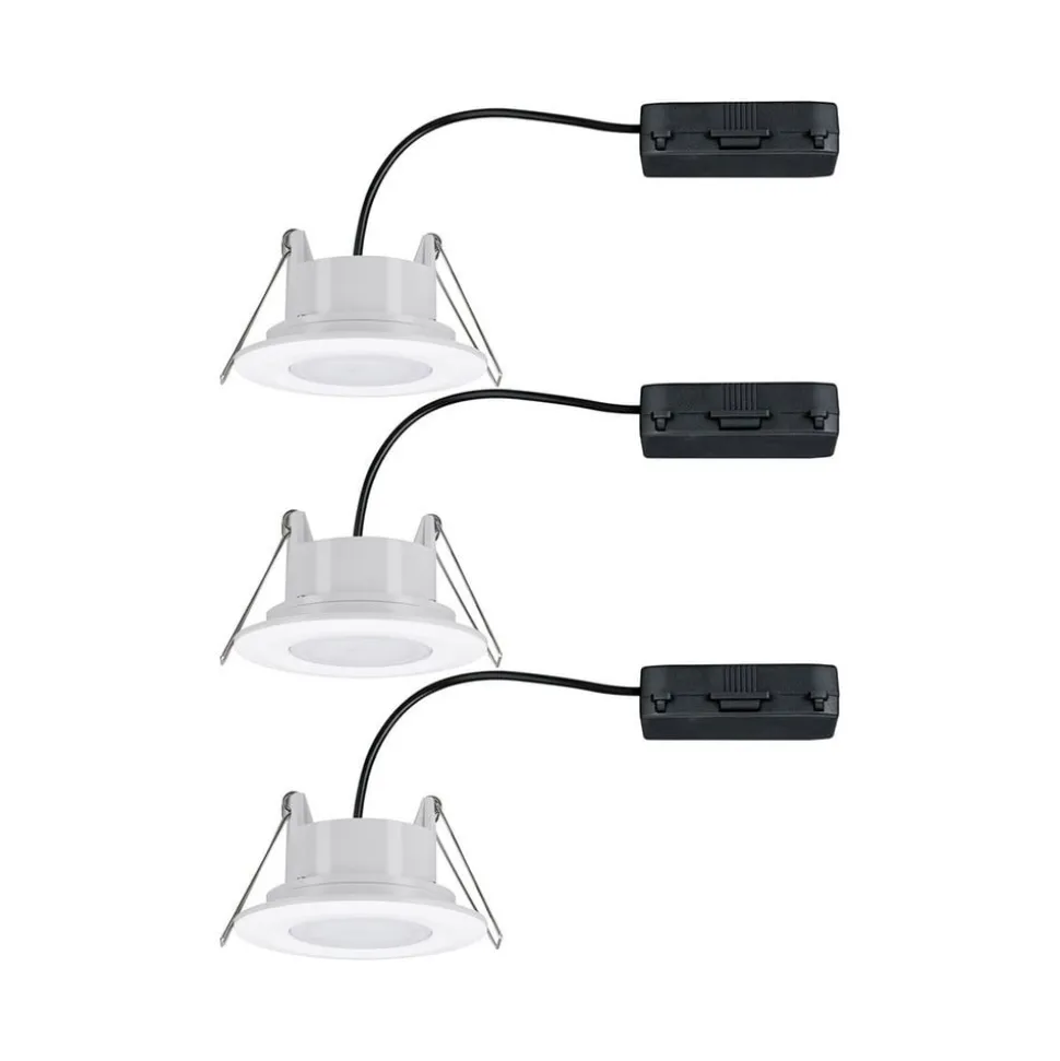 Paulmann Calla drejelig dim Ø9cm 840 3 stk hvid