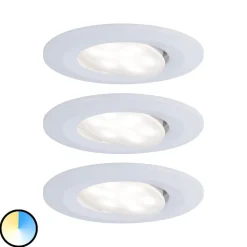 Paulmann Calla drejelig on/off Ø9cm CCT hvid 3 stk