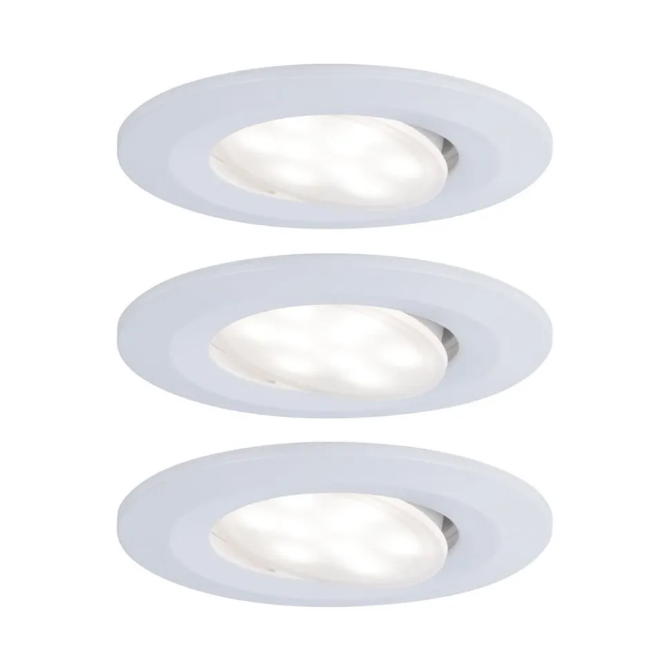 Paulmann Calla drejelig on/off Ø9cm 840 3 stk hvid