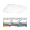 Paulmann Cela LED-panel, 28 x 28 cm, hvid, IP44