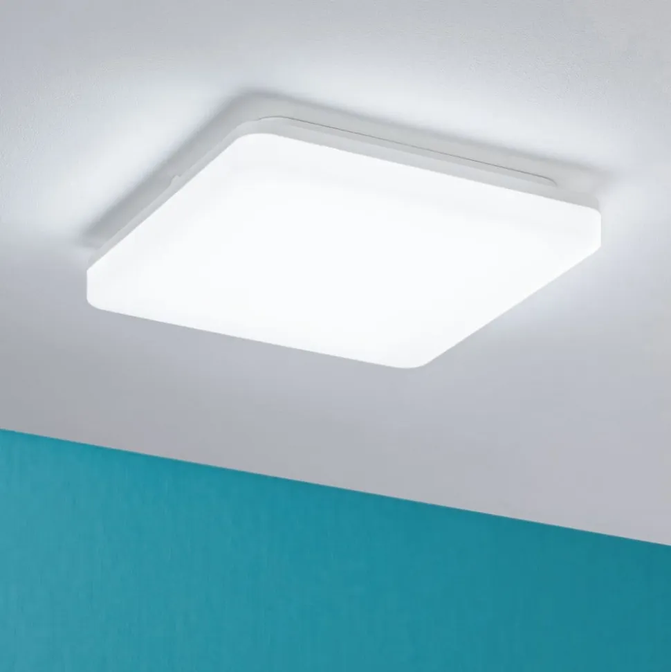 Paulmann Cela LED-panel, 28 x 28 cm, hvid, IP44