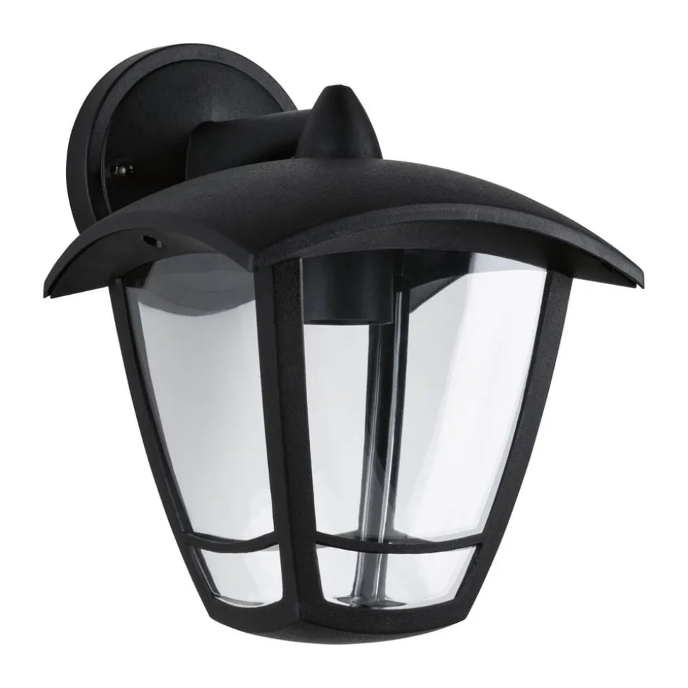 Paulmann Classic curved udendørs væglampe, nede