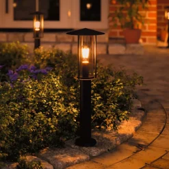 Paulmann Classic LED-gadelampe med gyldent lys