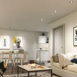 Paulmann Coin Base LED indbygningsspot sort 3 RGBW ZigBee