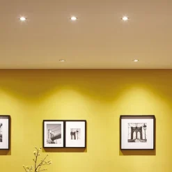 Paulmann Coin Slim LED-spot 3stk kantet alu