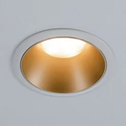 Paulmann Cole LED-spot, guld-hvid, 3-sæt