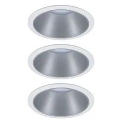 Paulmann Cole LED-spot, sølv-hvid, 3-pak