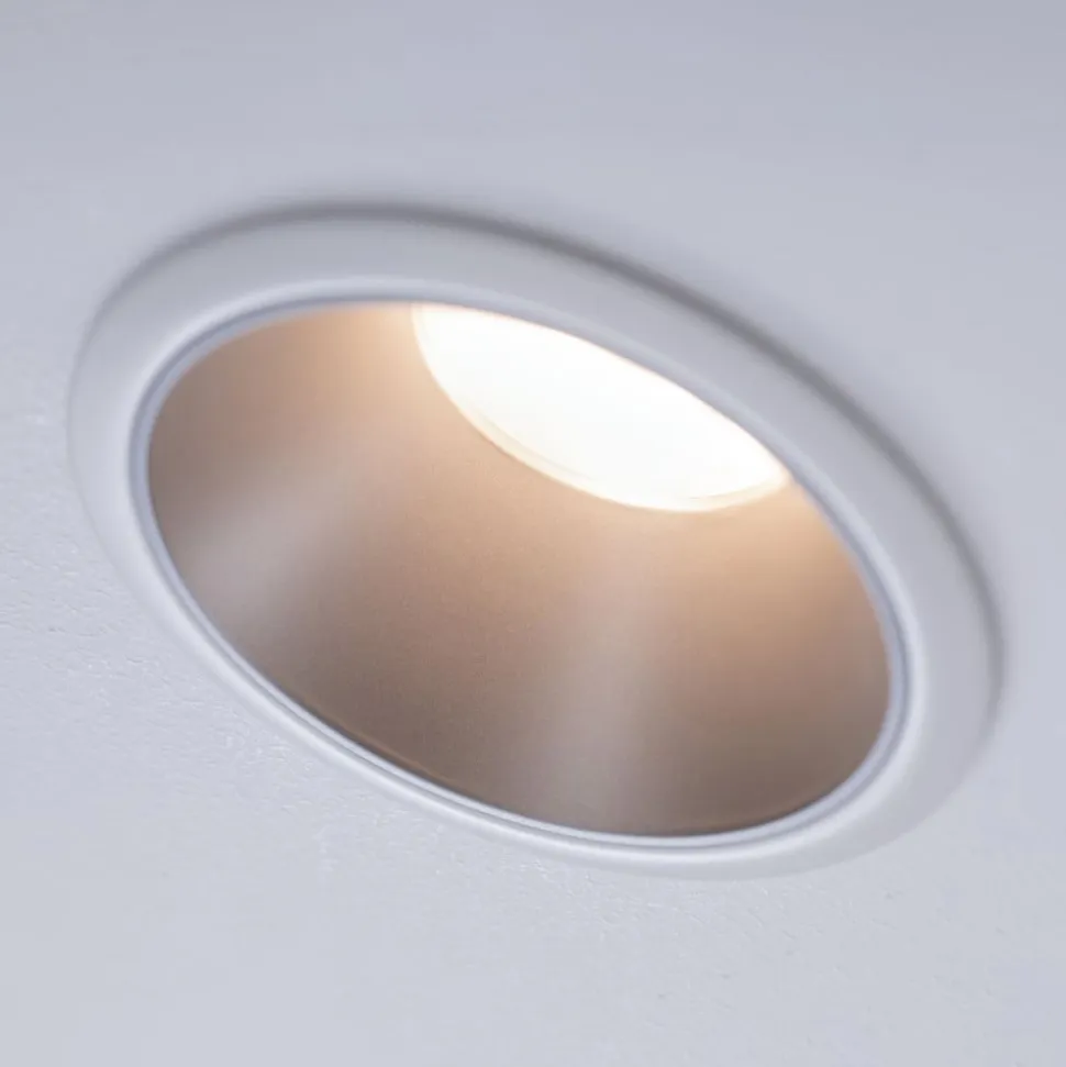 Paulmann Cole LED-spot, sølv-hvid, 3-pak