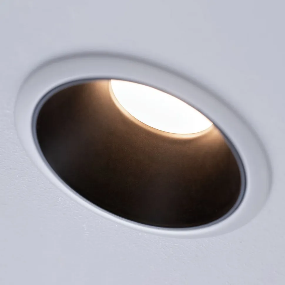 Paulmann Cole LED-spotlight, sort-hvid