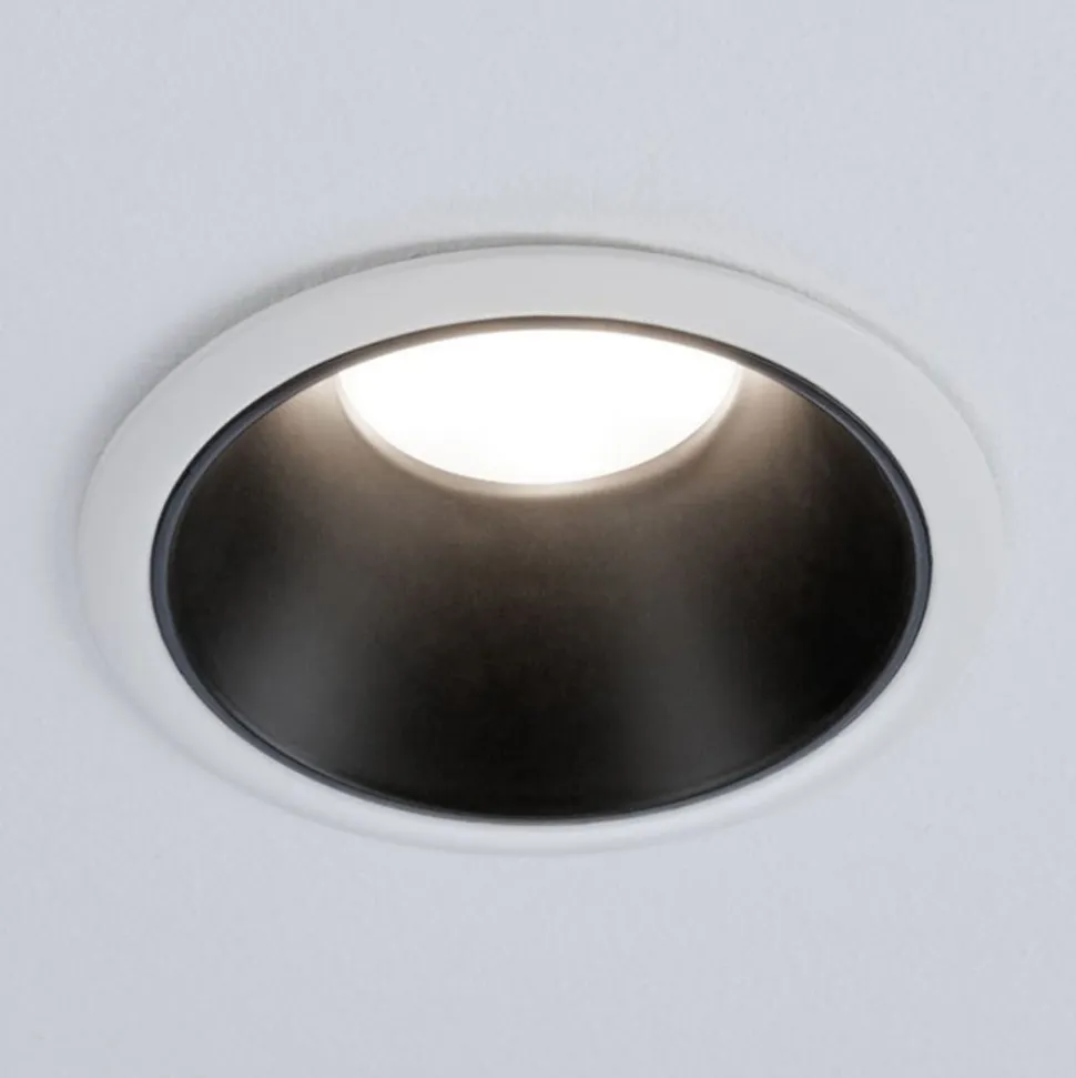 Paulmann Cole LED-spotlight, sort-hvid