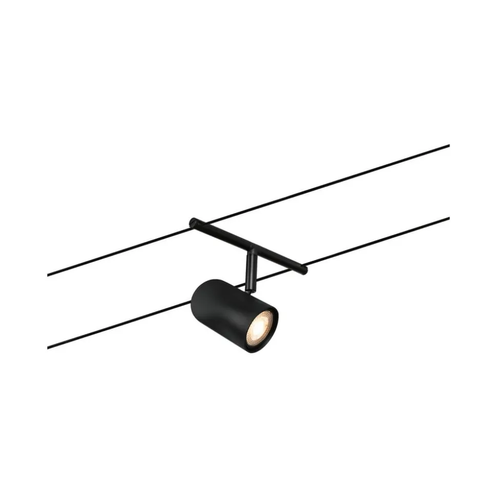 Paulmann Cup wiresystem basissæt 5 lk, mat sort