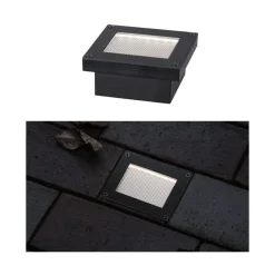 Paulmann Domenic LED solcelle indbygningsgulvlampe 8x8cm
