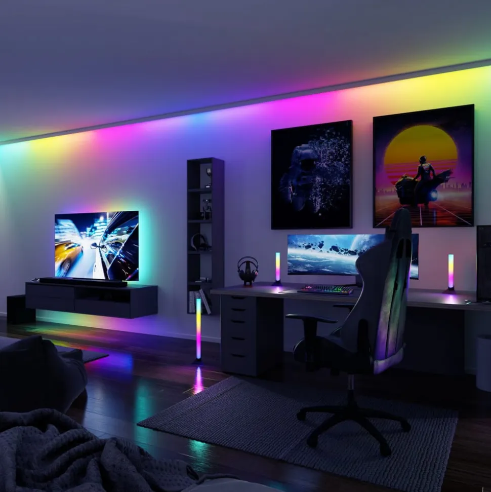 Paulmann EntertainLED Lightbar, RGB, 60 cm, sæt med 2 stk