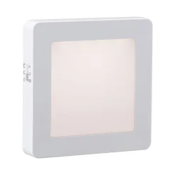 Paulmann Esby LED-natlampe, stikkontakt, kantet