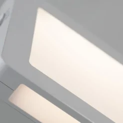 Paulmann Esby LED-natlampe, stikkontakt, kantet