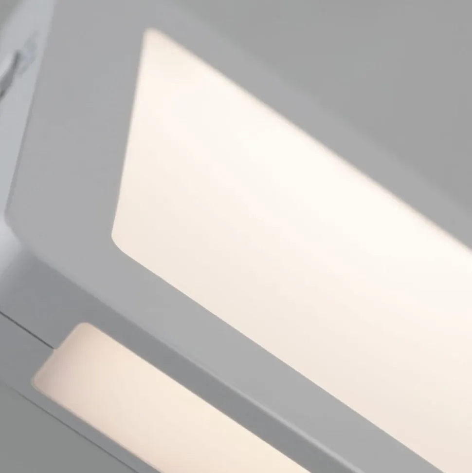 Paulmann Esby LED-natlampe, stikkontakt, kantet