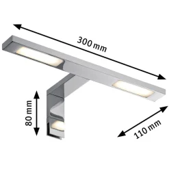Paulmann Galeria Double Hook LED-spejlampe 2 lkld