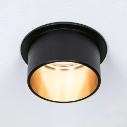 Paulmann Gil LED indbygget sort mat/guld