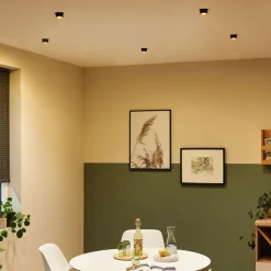 Paulmann Gil LED indbygget sort mat/guld