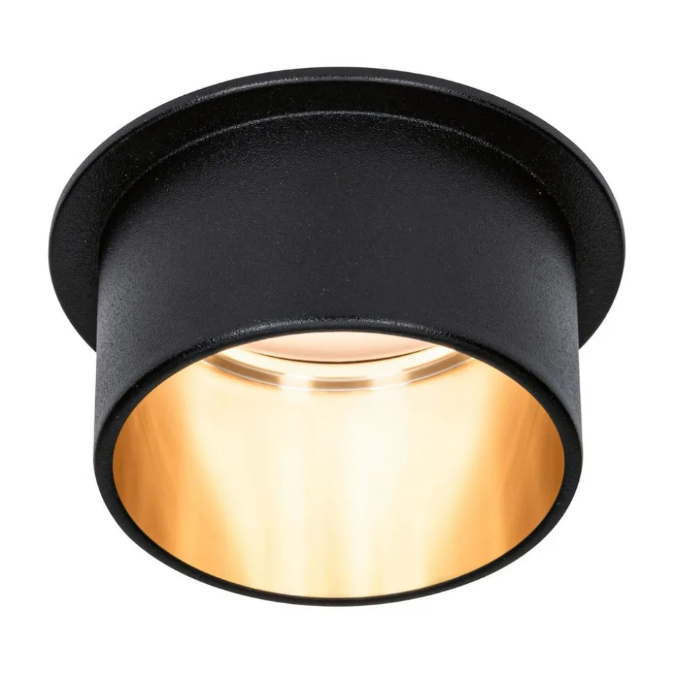 Paulmann Gil LED indbygget sort mat/guld