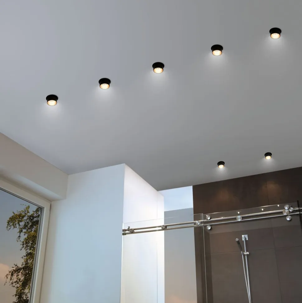 Paulmann Gil LED indbygget sort mat/guld