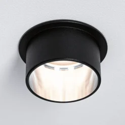 Paulmann Gil LED-indbygning, mat sort/jer, 3 stk