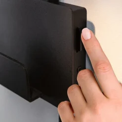 Paulmann Halina USB LED-væglampe, fleksibel arm sort