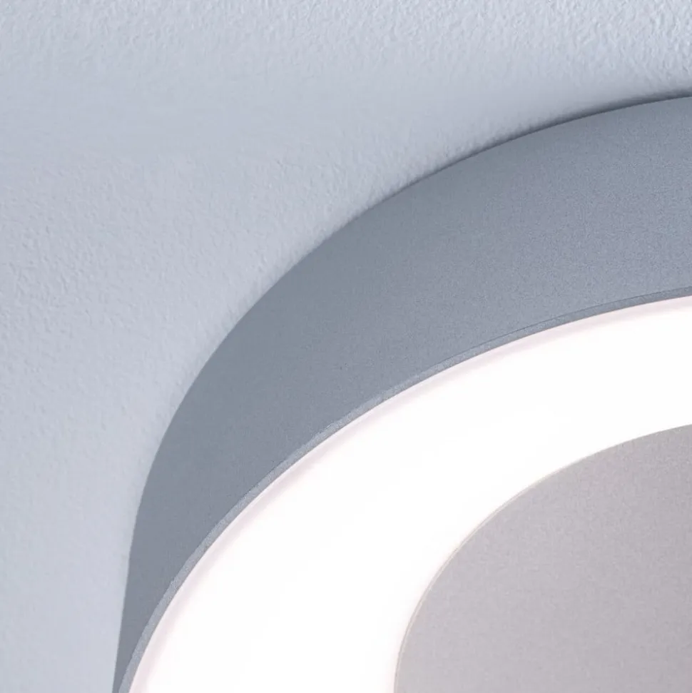 Paulmann HomeSpa Casca LED-loftslampe, hvid/aluminium, IP44