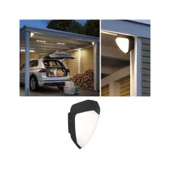 Paulmann Ikosea udendørs LED-væglampe sensor 3000K