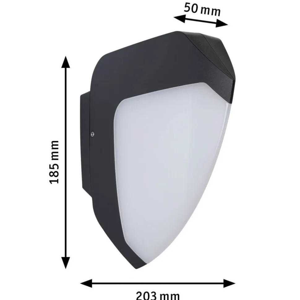 Paulmann Ikosea udendørs LED-væglampe sensor 3000K