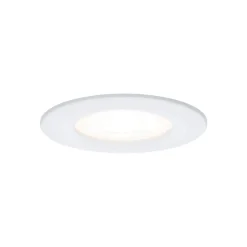 Paulmann indbygningslampe Nova, hvid Ø 8 cm GU10-LED IP44 3-pak