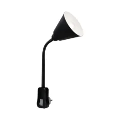 Paulmann Junus stiklampe med fleksibel arm, sort