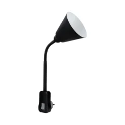 Paulmann Junus stiklampe med fleksibel arm, sort