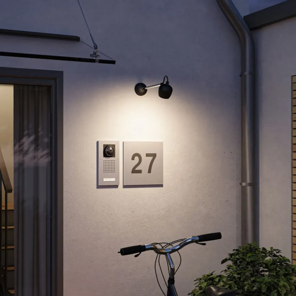 Paulmann Kikolo LED-udendørs-væglampe arm 60°