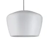 Paulmann lampeskærm Pom, hvid, Ø 35 cm, metal