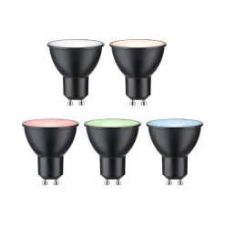 Paulmann LED GU10 4,8W 350lm ZigBee sort 3 stk