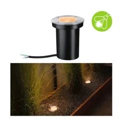 Paulmann LED nedgravningslampe 94732, Ø 11 cm, stål