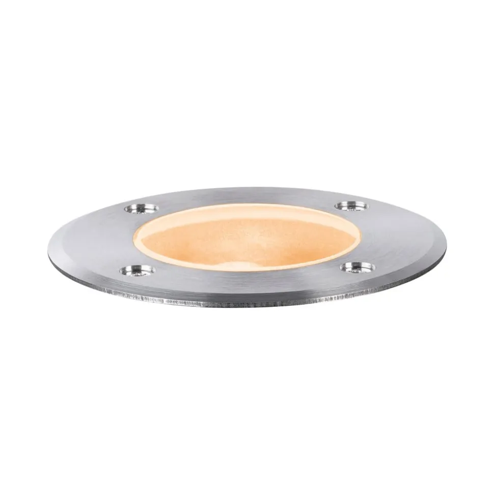 Paulmann LED nedgravningslampe 94732, Ø 11 cm, stål