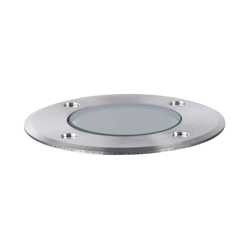Paulmann LED nedgravningslampe 94732, Ø 11 cm, stål