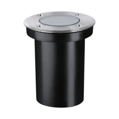 Paulmann LED nedgravningslampe 94732, Ø 11 cm, stål