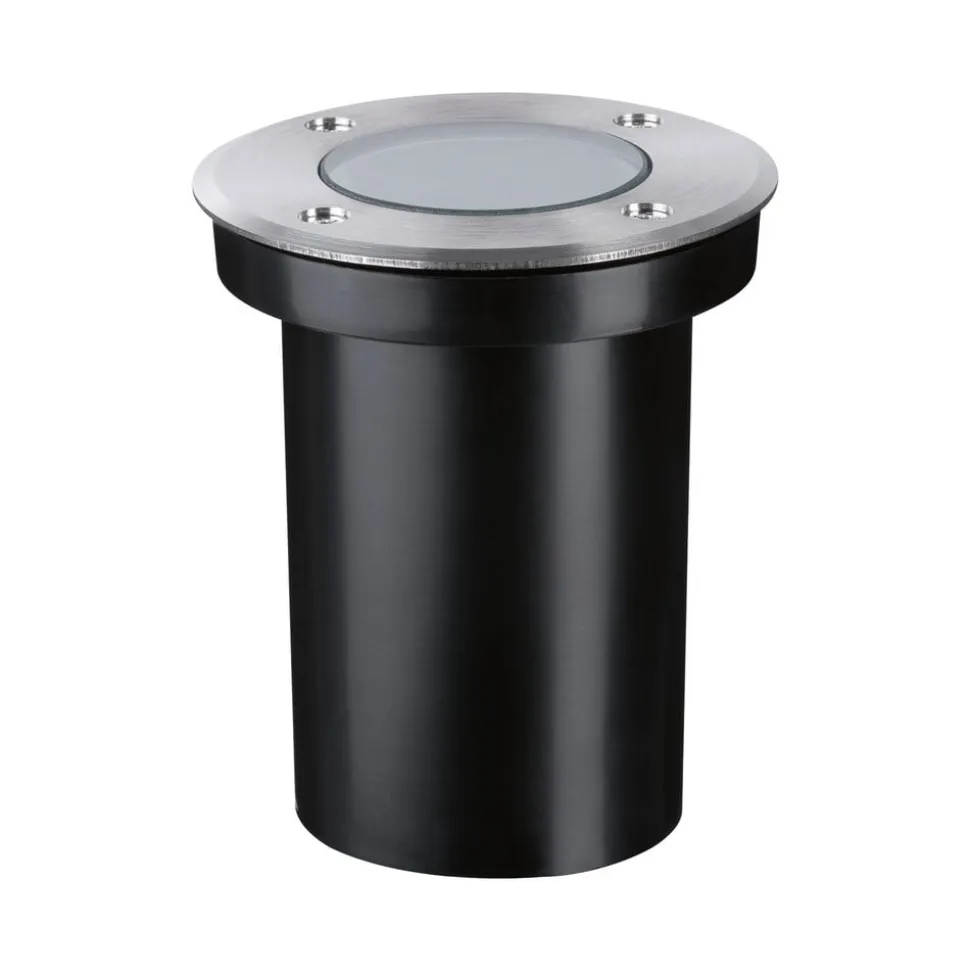 Paulmann LED nedgravningslampe 94732, Ø 11 cm, stål