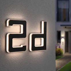 Paulmann LED solcellebogstav d