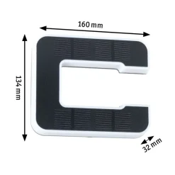 Paulmann LED solcellebogstav c