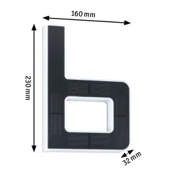 Paulmann LED solcellebogstav b