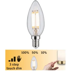Paulmann LED stearinlys E14 5W glødetråd dæmpbar