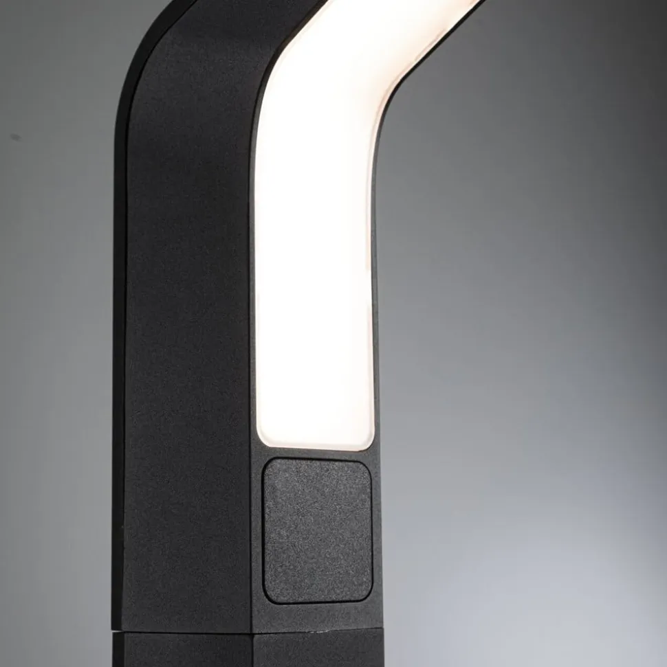 Paulmann LED stibelysning Merano, sensor, aluminium, antracit