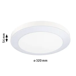 Paulmann LED udendørs loftlampe Circula, hvid, sensor, IP44