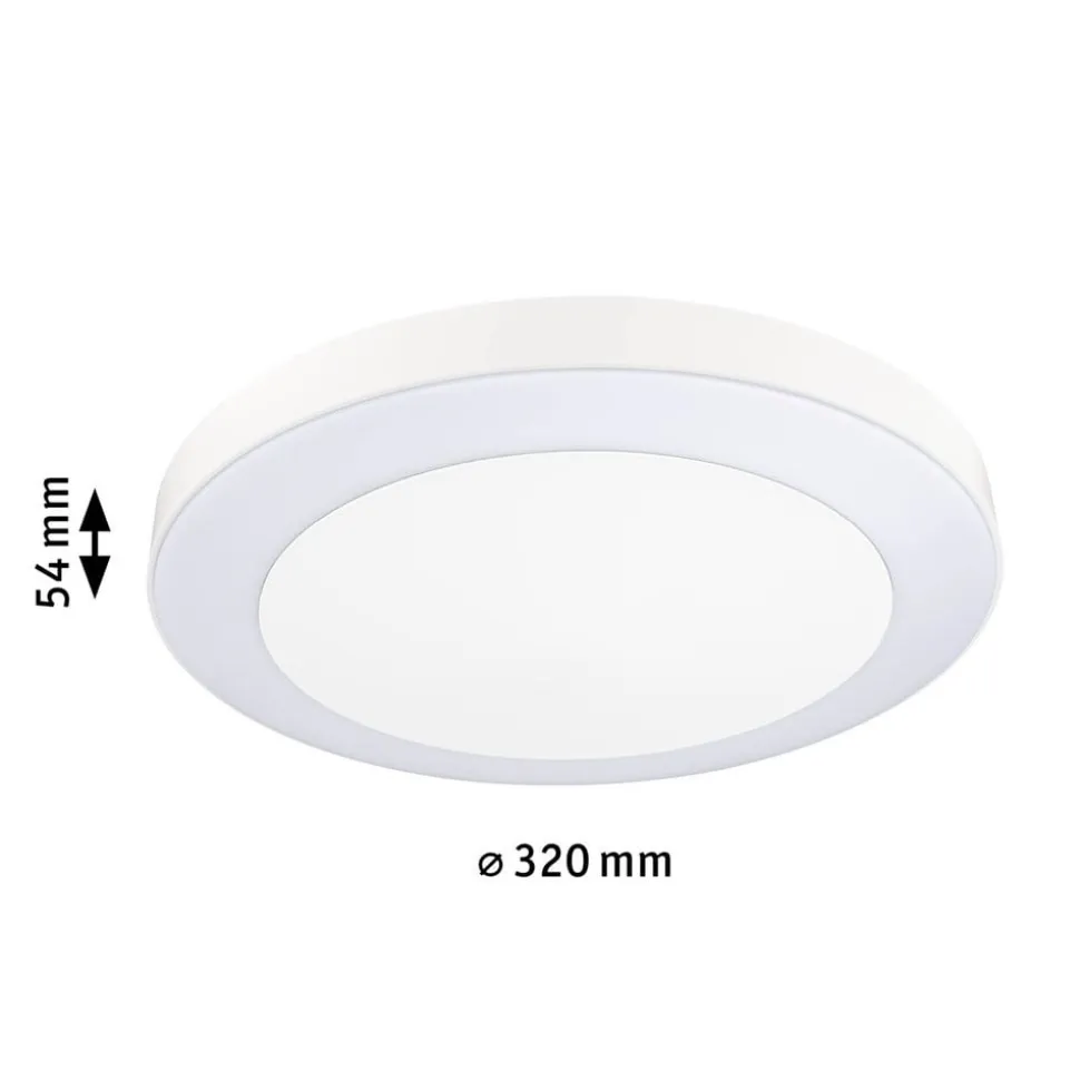 Paulmann LED udendørs loftlampe Circula, hvid, sensor, IP44