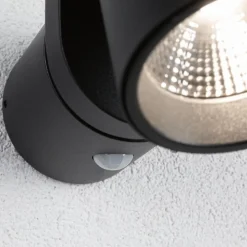 Paulmann LED udendørs væglampe Cuff, sensor, antracit